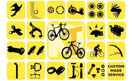 Cykeldelar - Alla typer av cykeldelar finns tillgängliga på Pan Taiwan
